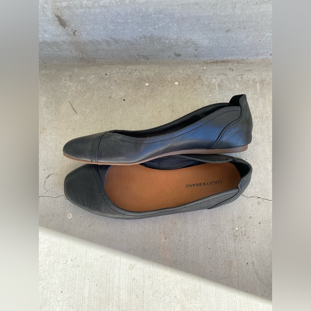 Lucky Brand Leather Flats